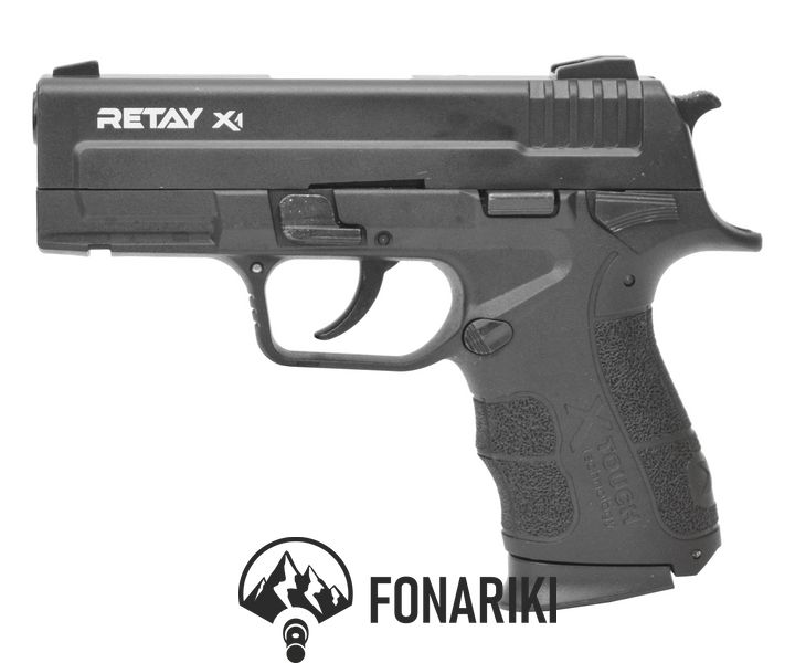 Пістолет стартовий Retay X1 калибр 9 мм. Колір – black