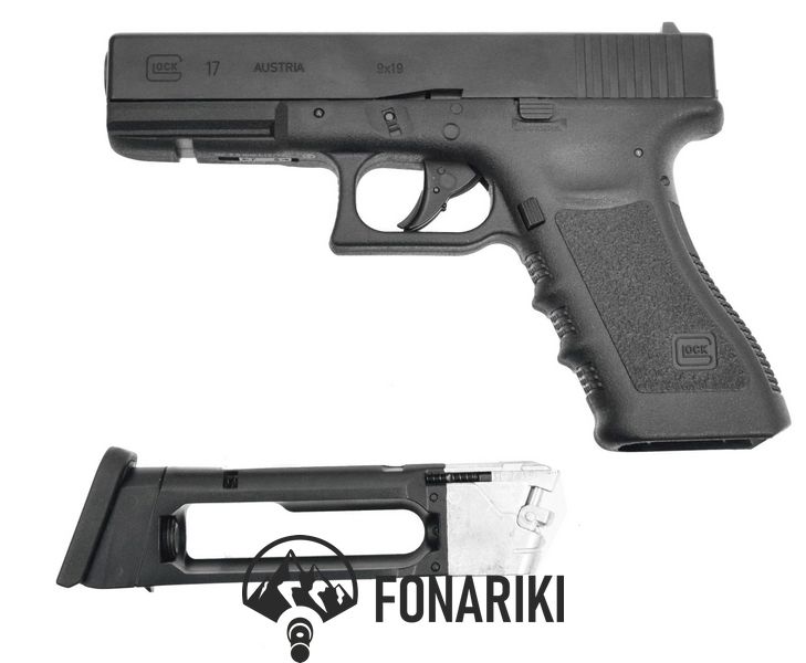 Пистолет пневматический Umarex Glock 17 Blowback кал. 4.5 мм ВВ