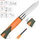 Нож Opinel №12 VRI Inox Explore оранжевый