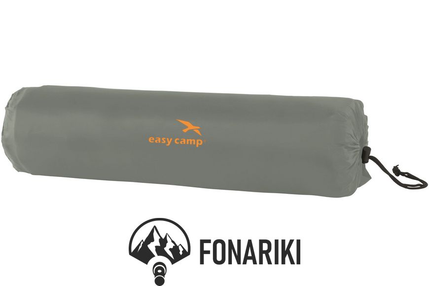 Коврик самонадувающийся Easy Camp Self-inflating Siesta Mat Single 10 cm Grey (300060)