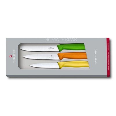 Набір кухонний Victorinox SwissClassic Paring Set 3 ножа (8,10,11 см)
