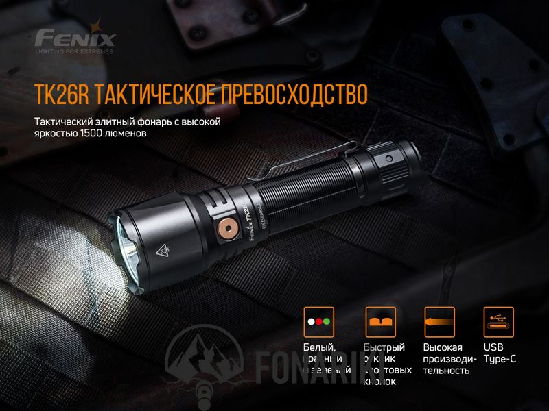 Ліхтар ручний Fenix TK26R