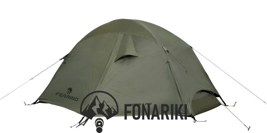 Палатка одноместная Ferrino Nemesi 1 Pro Olive Green (91211MOOFR)
