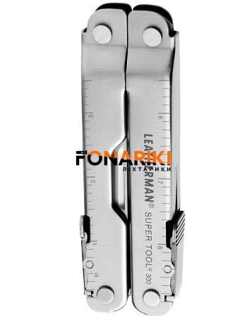 Мультинструмент LEATHERMAN Super Tool 300 BLACK, чехол MOLLE (черный), картонная коробка