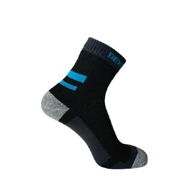 Носки водонепроницаемые Dexshell Running Socks с голубыми полосами S