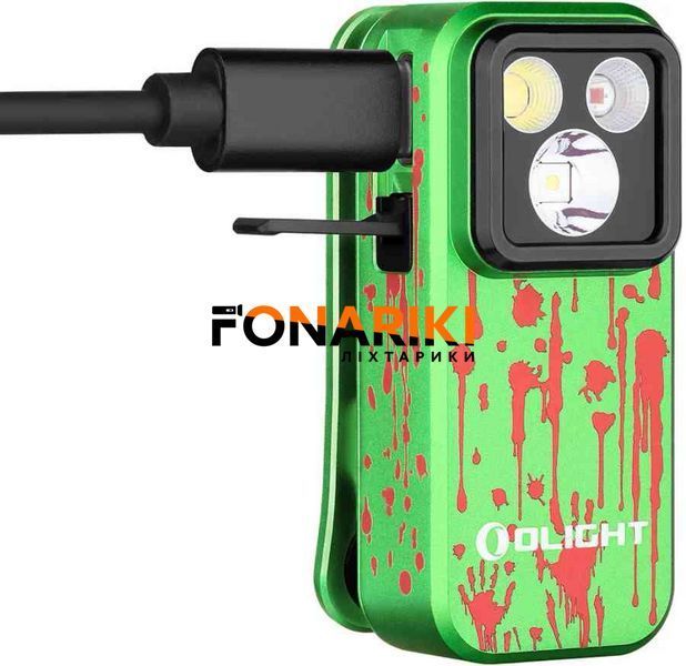 Фонарь Olight Oclip Pro Zombie green