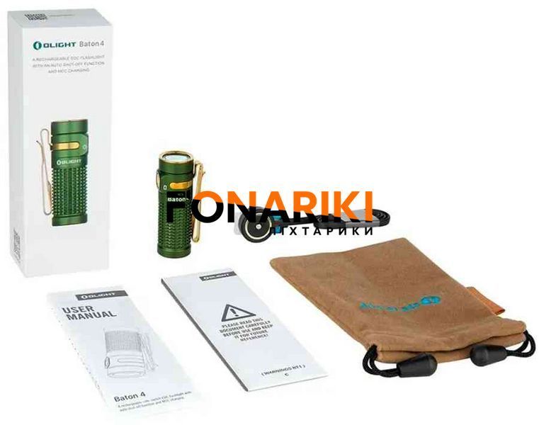 Ліхтар Olight Baton 4 OD Green