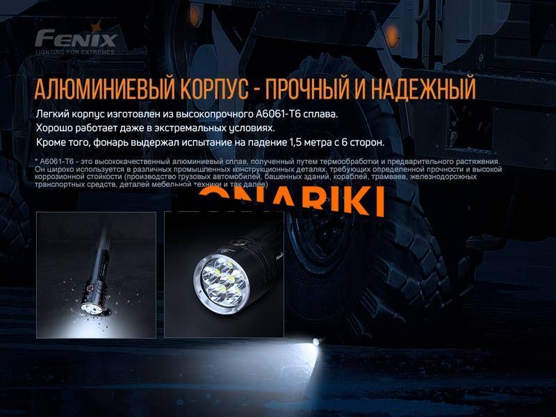 Фонарь ручной Fenix LR35R