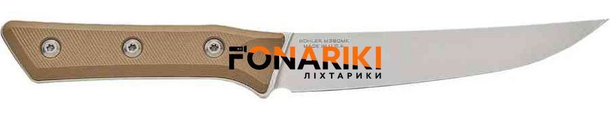 Нож кухонный Microtech Boning Knife Stonewash G10 Coyote Tan