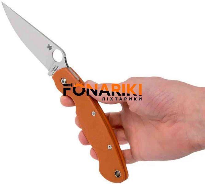 Ніж Spyderco Military Sprint Run ц: помаранчевий