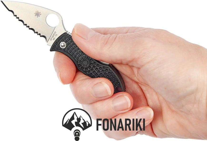 Ніж Spyderco Manbug Lightweight Leaf Serrated