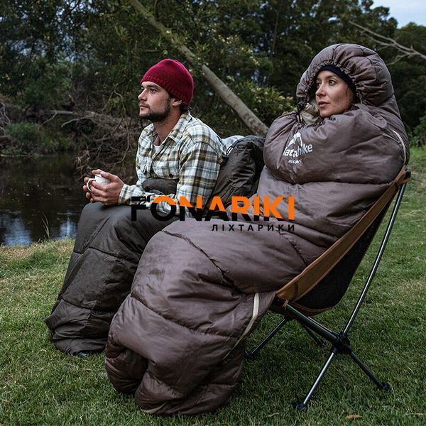 Спальник с капюшоном Naturehike U350 NH20MSD07 (1&deg;C) правый  зеленый
