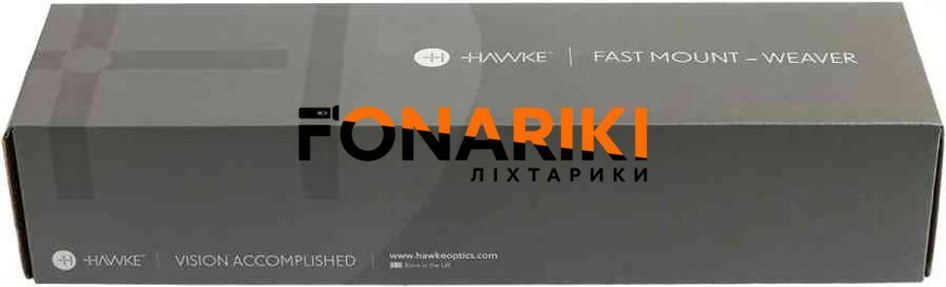 Приціл оптичний Hawke Fast Mount 3-9x40 AO сітка Mil Dot. Кільця на Weaver