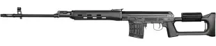 Гвинтівка страйкбольна LCT SVD-(BLACK) СВД Polymer Black 6 мм