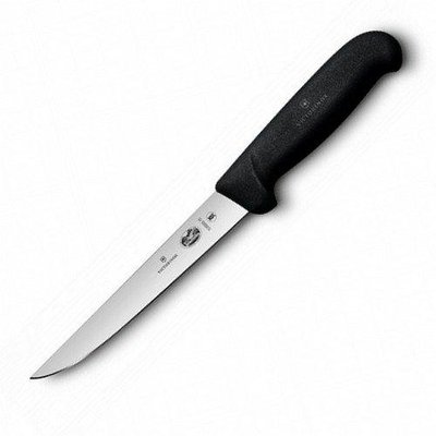Нож кухонный Victorinox Fibrox Boning обвалочный 15 см черный (Vx56003.15)