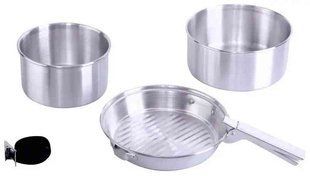 Набор посуды KingCamp Camper 2 (KP3901) Silver