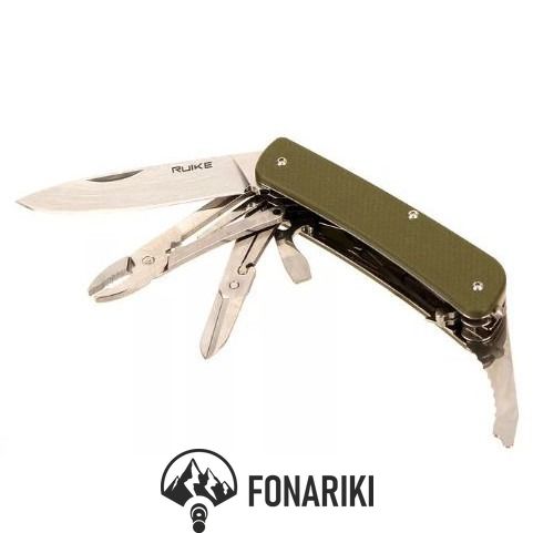 Многофункциональный нож Ruike Criterion Collection L41 зеленый