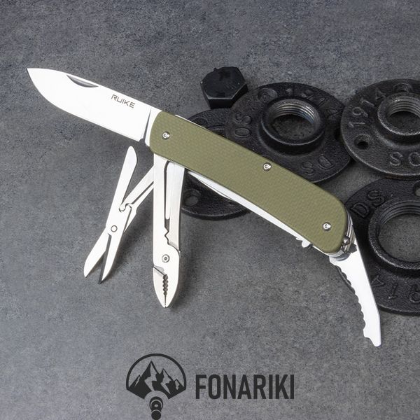 Многофункциональный нож Ruike Criterion Collection L41 зеленый