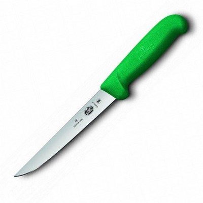Нож кухонный Victorinox Fibrox Boning обвалочный 15 см зеленый (Vx56004.15)