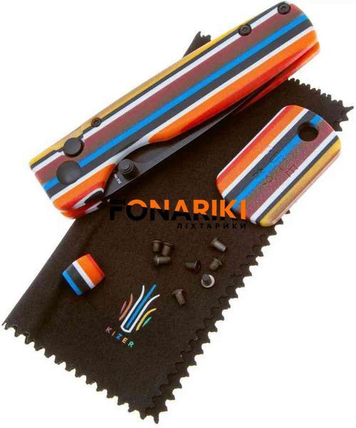 Нож Kizer Original Serape Series G10 Multicolored