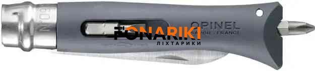 Нож Opinel DIY №9 VRI Inox серый