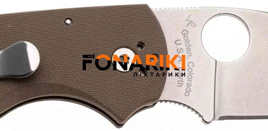 Ніж Spyderco Native 5 Sprint Run CPM 15V Brown