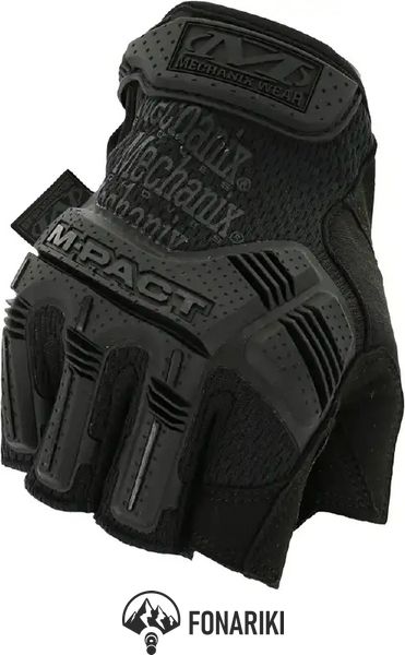 Тактичні рукавички Mechanix M-Pact Fingerless Black