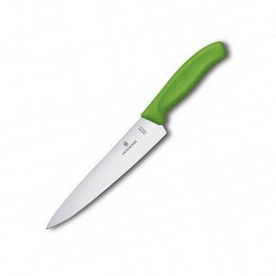 Нож кухонный Victorinox SwissClassic Carving отделочный 19 см зеленый (Vx68006.19L4B)