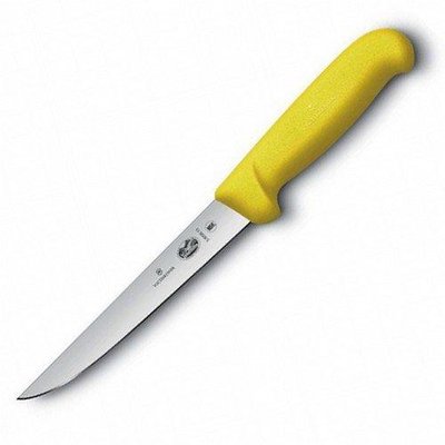 Нож кухонный Victorinox Fibrox Boning обвалочный 15 см желтый (Vx56008.15)