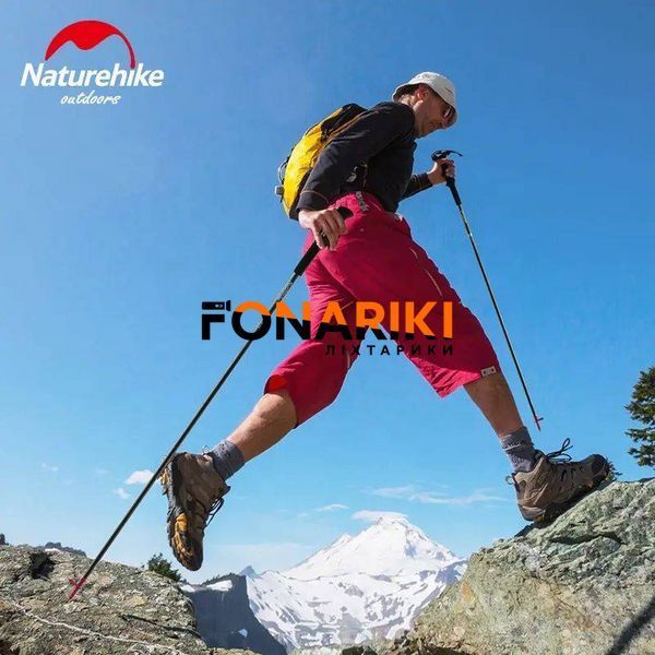 Трекинговая палка Naturehike ST08 NH18D020-Z, 120 см, бордовая