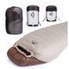Спальник кокон с натуральным пухом демисезон Naturehike Snowbird NH20YD001 p-р L коричневый 380 г