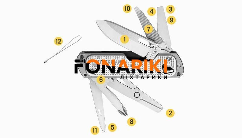 Мультиинструмент Leatherman Free T4 Arctic