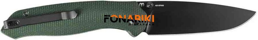 Ніж CJRB Aes BB Micarta Green