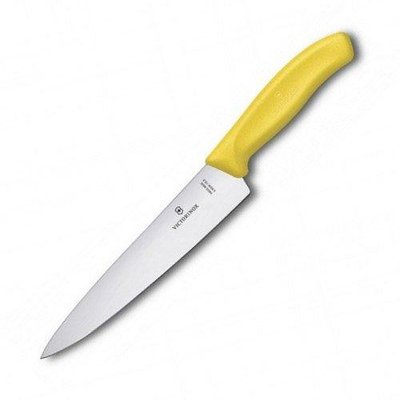 Нож кухонный Victorinox SwissClassic Carving отделочный 19 см желтый (Vx68006.19L8B)
