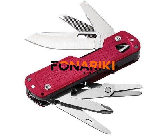 Мультиинструмент Leatherman Free T4 Crimson