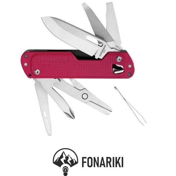 Мультиинструмент Leatherman Free T4 Crimson