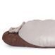 Спальник кокон с натуральным зимним пухом Naturehike Snowbird NH20YD001 p-р L коричневый 720 г