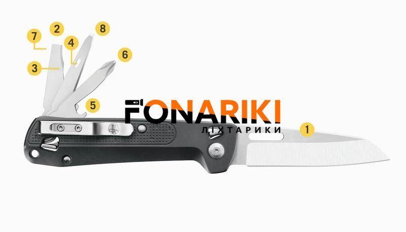 Нож-мультитул Leatherman Free K2 Evergreen