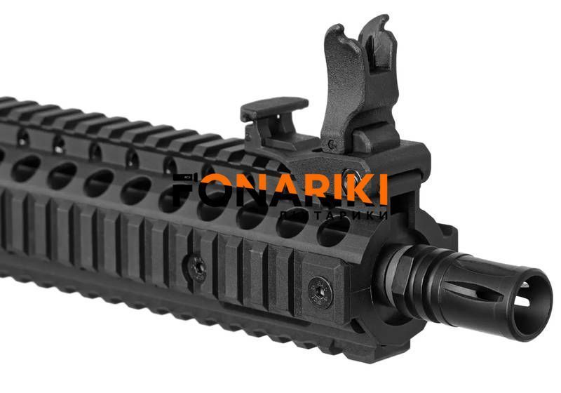 Гвинтівка страйкбольна Evolution Recon Superlite MK18 Mod 1 10.8" AEG Black