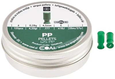 Пульки пневматические Coal PP кал. 4.5 мм 0.28 г 125 шт/уп