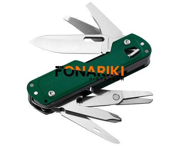 Мультиинструмент Leatherman Free T4 Evergreen