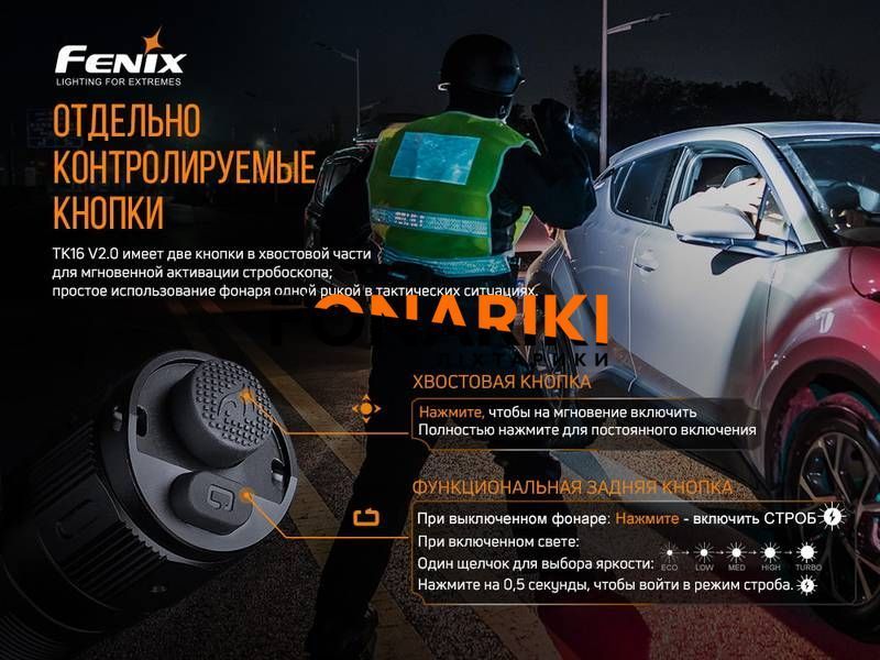 Фонарь ручной Fenix TK16 V2.0