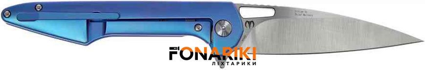 Нож Artisan Archaeo Titanium Blue