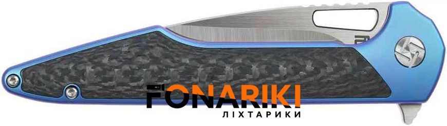 Нож Artisan Archaeo Titanium Blue