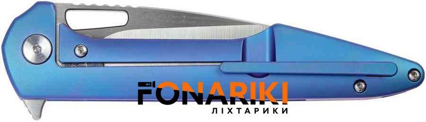 Нож Artisan Archaeo Titanium Blue