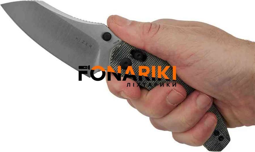 Нож Kizer Bulldog Micarta Gray