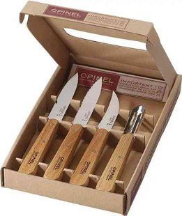 Набір ножів Opinel Les Essentiels Natural VRI Inox