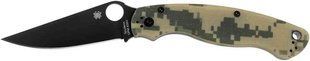 Ніж Spyderco Military 2 Black Blade Camo