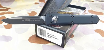 Нож Microtech Ultratech Drop Point Black Blade Tactical
