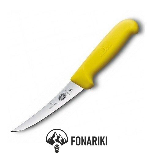 Ніж кухонний Victorinox Fibrox Boning обвалочний 12 см жовтий (Vx56608.12)